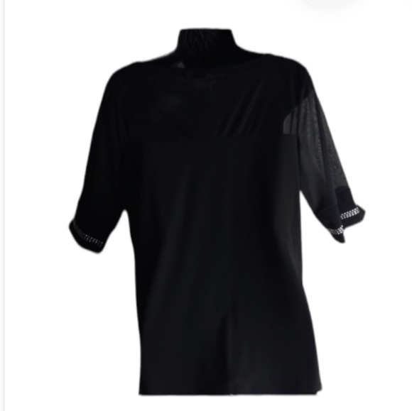 Women's size medium black blouse - Picture 3 of 6